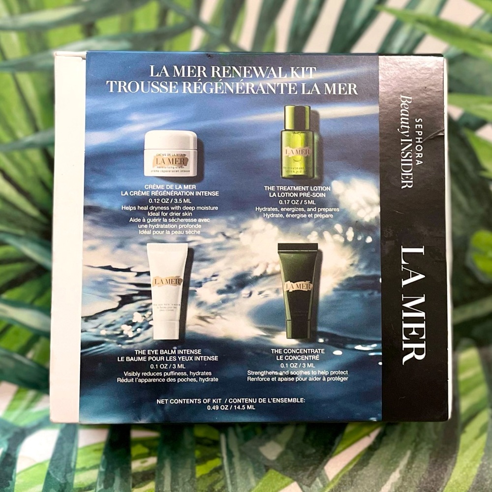 la mer moisturizing cream concentrate treatment lotion GWP eye balm intense set